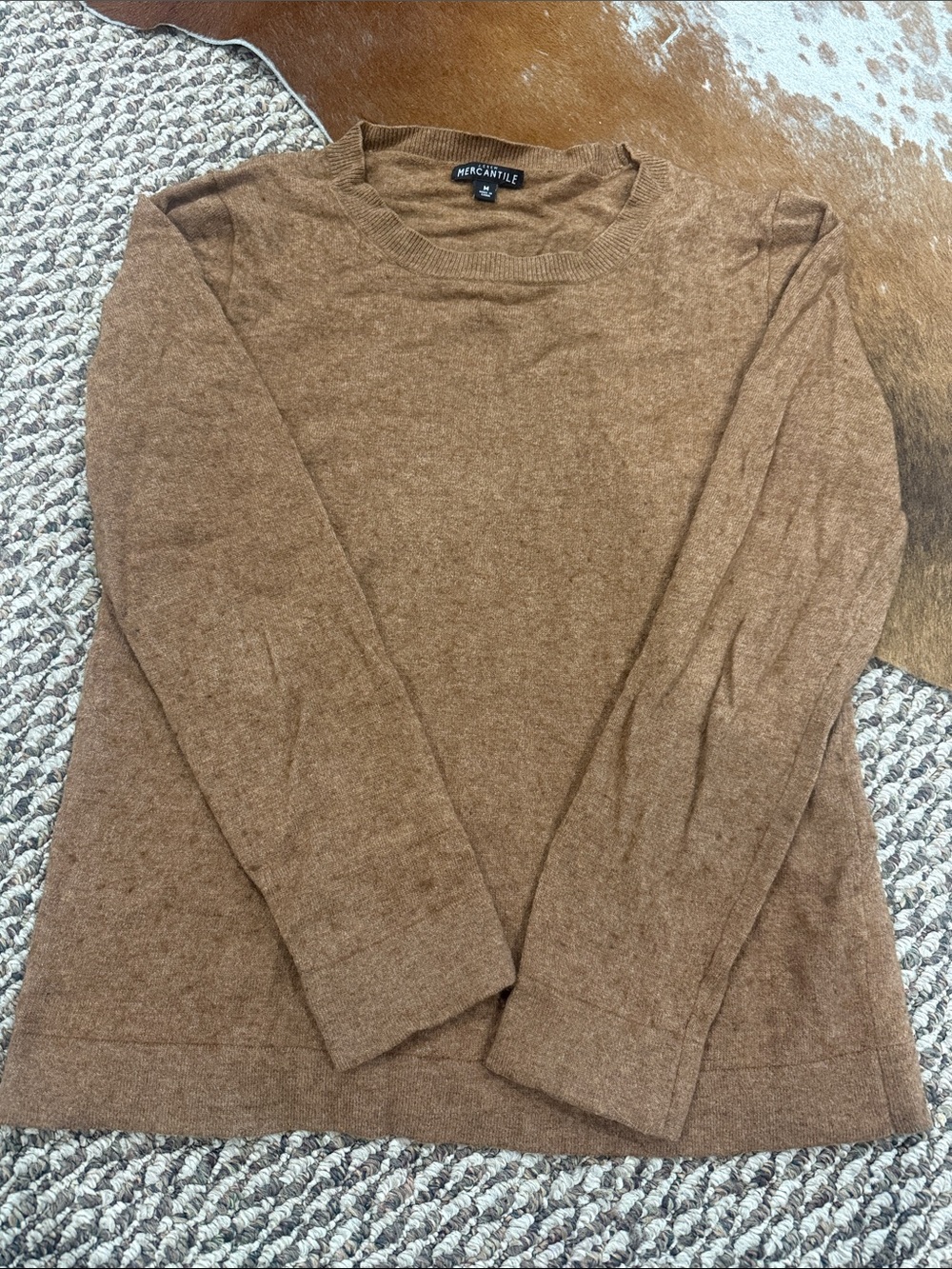 J. Crew Factory Women's Scoopneck Sweater - Brown